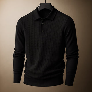 Leonardo Knit Polo Sweater