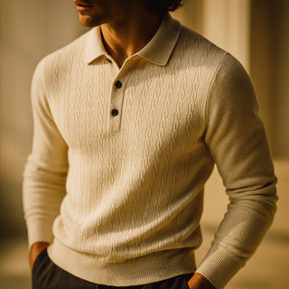 Leonardo Knit Polo Sweater