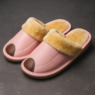 Rocco Leather House Slippers