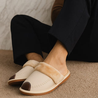 Rocco Leather House Slippers