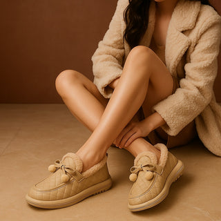 Caterina Quilted Slip-On Shoes