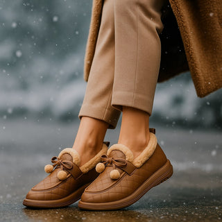 Caterina Quilted Slip-On Shoes