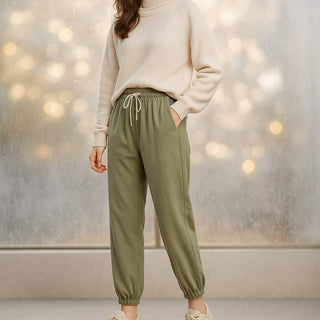 Valeria Fleece-Lined Relaxed Pant