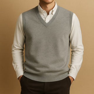Leonardo Wool Knit Vest