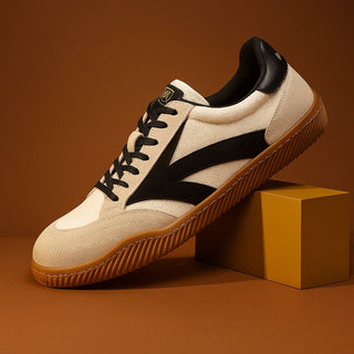Dario Leather-Trim Sneaker