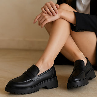 Valeria Leather Loafers