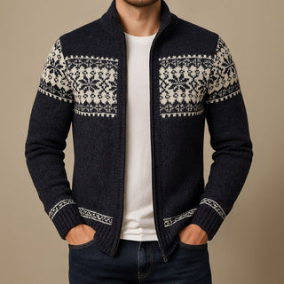 Marcello Jacquard Knit Jacke