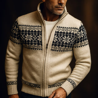 Marcello Jacquard Knit Jacke