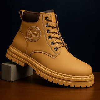 Hugo Leather Lace-Up Boots