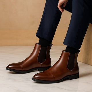 Matteo Leather Chelsea Boot