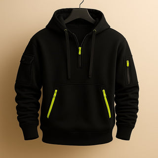 Adriano Fleece Half-Zip Hoodie