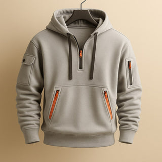 Adriano Fleece Half-Zip Hoodie