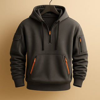 Adriano Fleece Half-Zip Hoodie