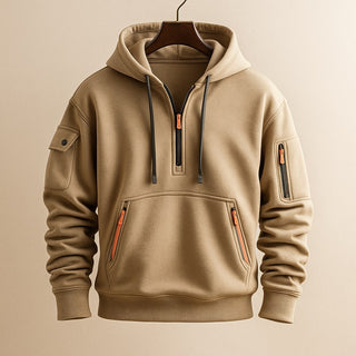Adriano Fleece Half-Zip Hoodie