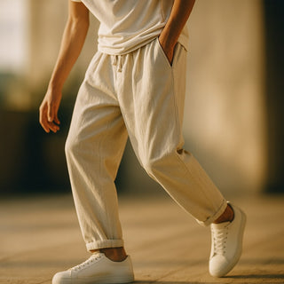 Pietro Cotton Drawcord Pant