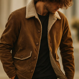 Renato Corduroy Sherpa Jacket