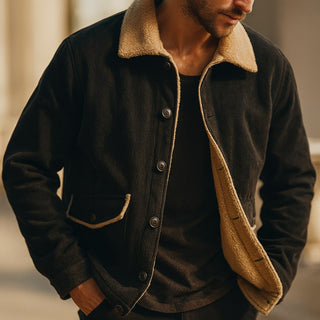 Renato Corduroy Sherpa Jacket