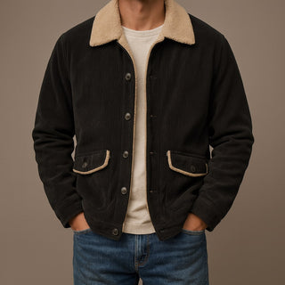 Renato Corduroy Sherpa Jacket