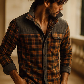 Rafael Cotton Flannel Overshirt