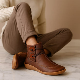 Massimo Leather Strap Boot