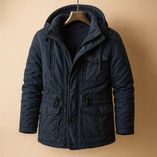 Luca Lined Cotton Parka Jacket