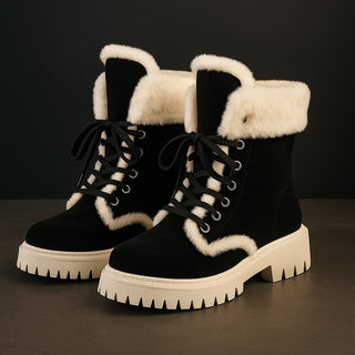 Martina Lined Lace-Up Boot
