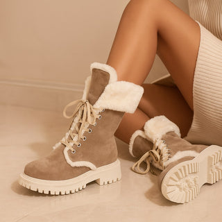 Martina Lined Lace-Up Boot