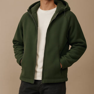 Renzo Sherpa-Lined Zip Hoodie