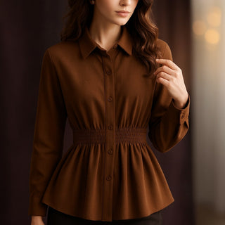 Lucia Shaped Button-Up Shirt