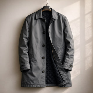 Alessandro Quilted-Lined Car Coat
