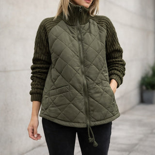 Mandra Quilted Hybrid Zip Jacket