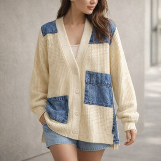 Irene Textured Button Cardigan