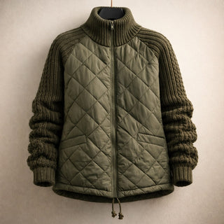 Mandra Quilted Hybrid Zip Jacket