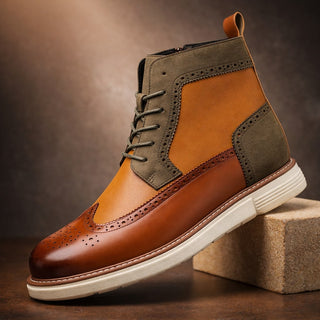 Andrea Hybrid Leather Ankle Boot