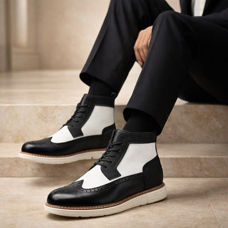 Andrea Hybrid Leather Ankle Boot