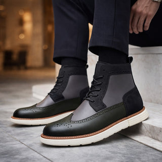 Andrea Hybrid Leather Ankle Boot