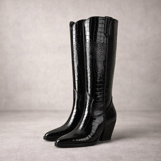 Natia Structured Tall Leather Boot