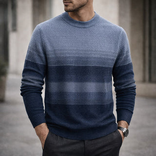Federico Wool Textured Crew Sweater
