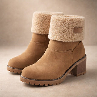 Kalena Suede Cuffed Ankle Boot