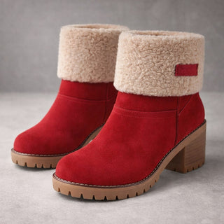 Kalena Suede Cuffed Ankle Boot
