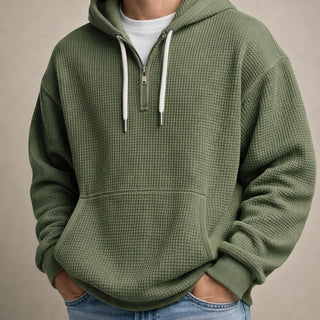 Sandro Textured Hooded Pullover