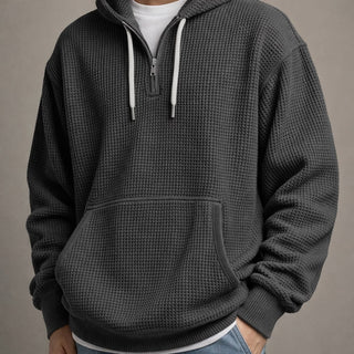 Sandro Textured Hooded Pullover