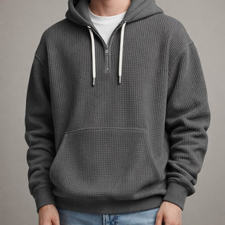 Sandro Textured Hooded Pullover