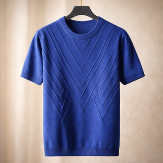 Matteo Textured Knit Short-Sleeve Top
