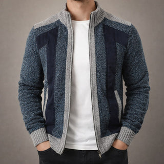 Giuliano Streamlined Knit Zip Jacket