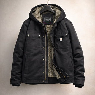 Raffaele Streamlined Cotton Utility Jacket