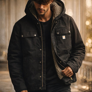 Raffaele Streamlined Cotton Utility Jacket
