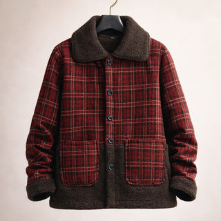 Tina Streamlined Lined Check Jacket