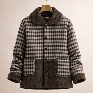 Tina Streamlined Lined Check Jacket