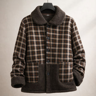 Tina Streamlined Lined Check Jacket